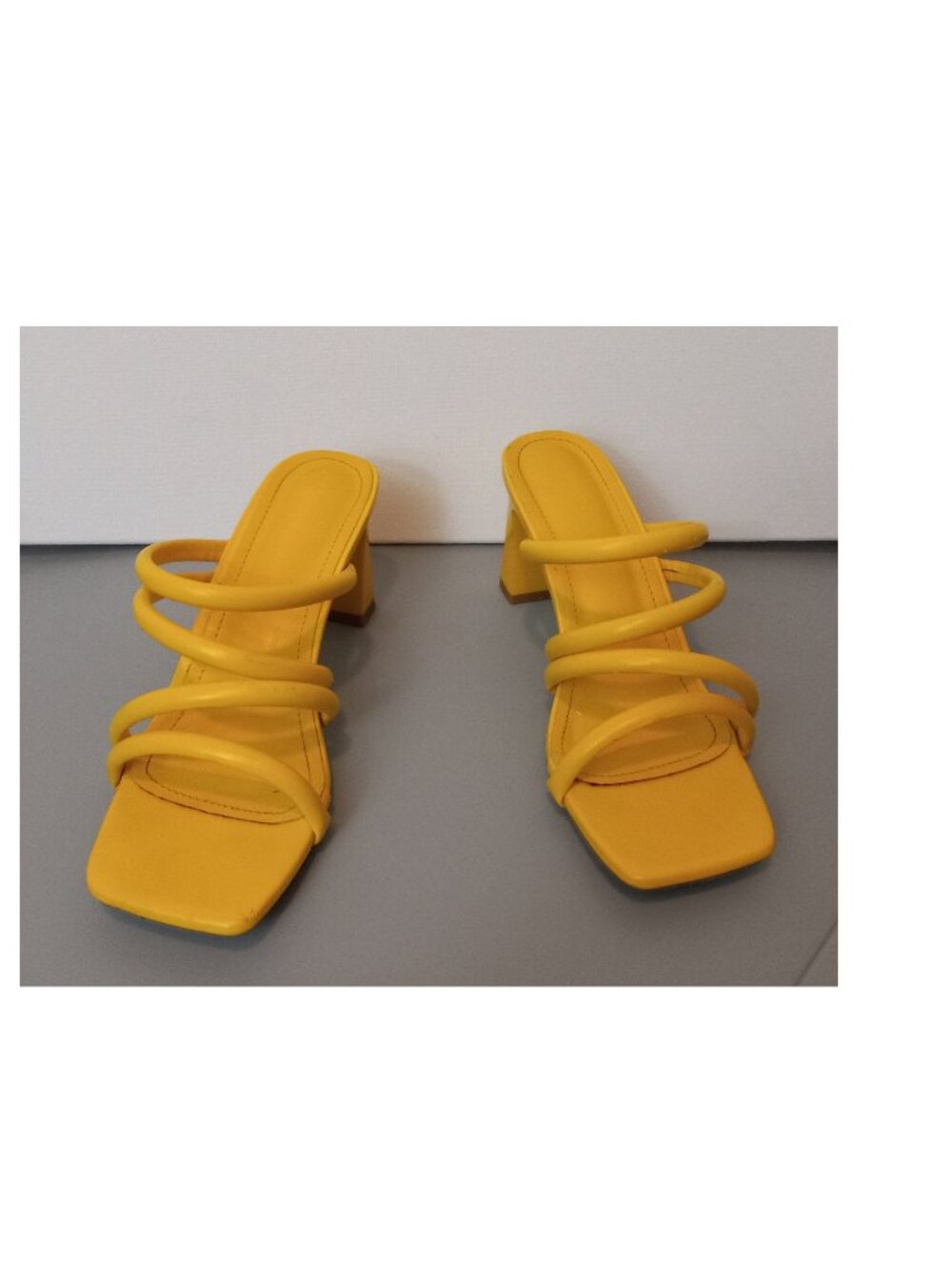 SHEIN Yellow High heel sandals Size 7 Women